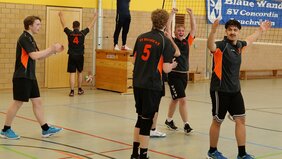 Nach dem Sieg im Tie-Break gegen Lauchröden war die Freude in der Herrenmannschaft groß