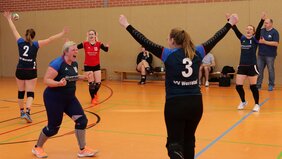 Nach dem 3:0 Erfolg gegen Wasungen war die Freude groß